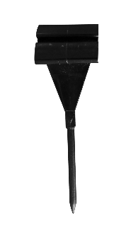 SUPPORTS NOIR À PIQUER POUR ÉTIQUETTES DE PRIX HT 80MM 25 PCES