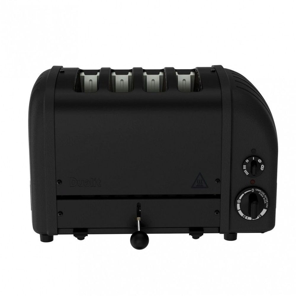 DUALIT TOASTER “STEALTH” 4 SLICES MATTE BLACK - 2200W - D47211