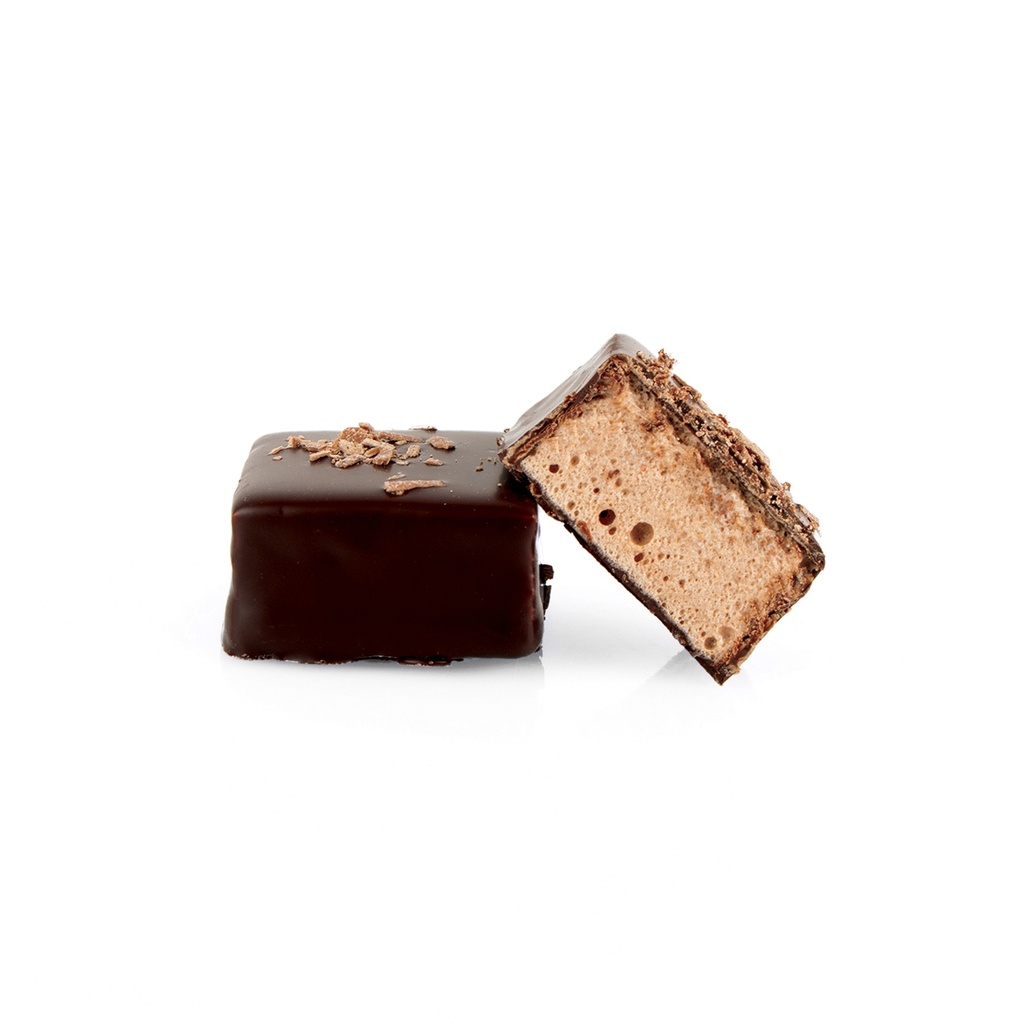 MALLOWS MARSHMALLOW CACAO CHOCOLAT NOIR 4 X 4 CM 8 PCS - 180GR