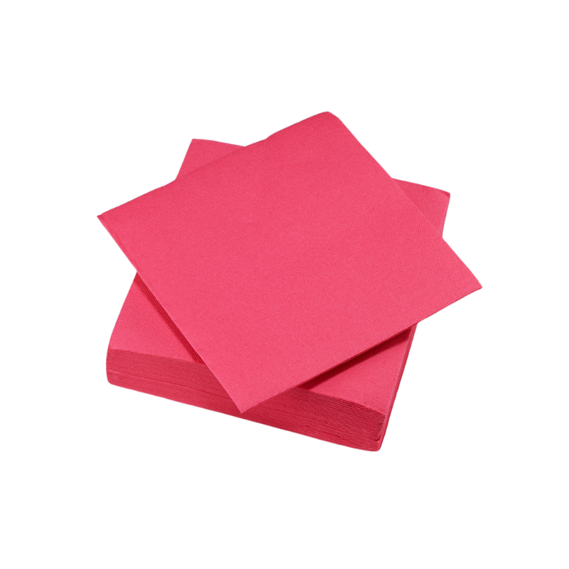 MAXIME HOME - SERVETTEN FUCHSIA 38x38 CM 30STK