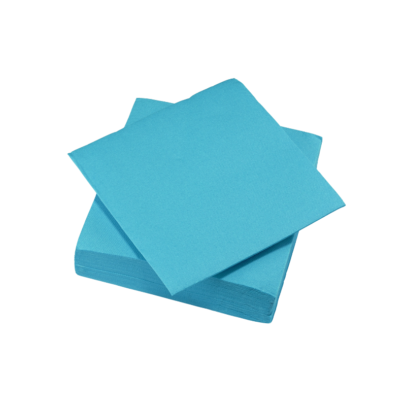MAXIME HOME - SERVIETTES TURQUOISE 38x38 CM 30PCS