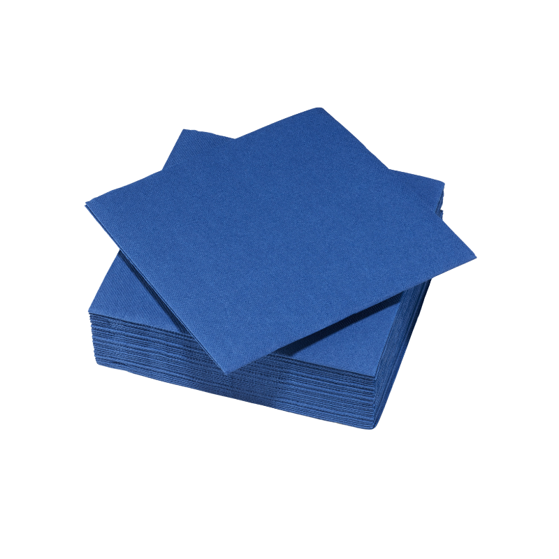 MAXIME HOME - SERVIETTES BLEU FONCE 38x38 CM 30PCS