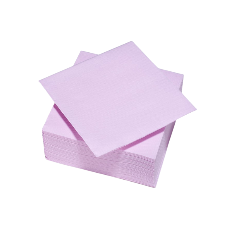 MAXIME HOME - SERVIETTES VIEUX ROSE 38x38 CM 30PCS