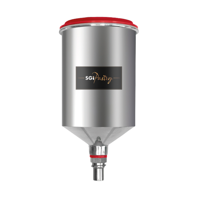 SGI GODETS REUTILISABLE EN ALUMINIUM AVEC VANNE QCC 0.75L