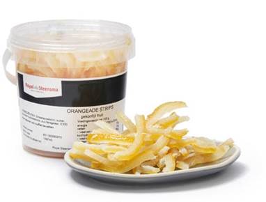 ROYALE STEENSMA ECORCES D'ORANGES LANIERES CONFITES 70X3X5 475 GR 