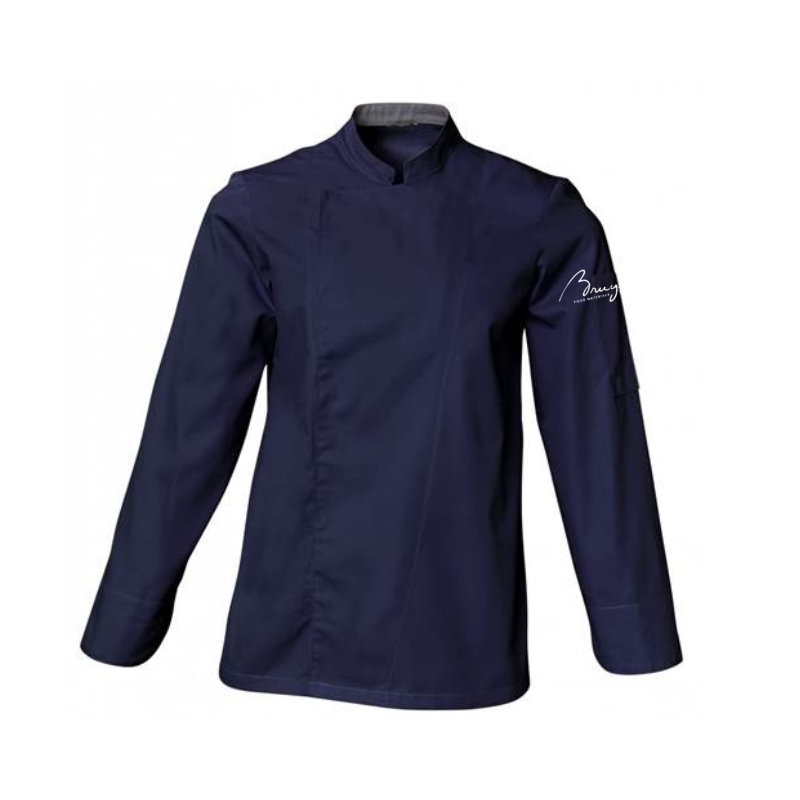 SNV VESTE COOKIE BLEU MARINE TAILLE 1 "S"  COTON LOGO BRUYERRE 