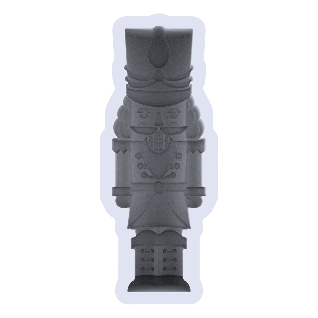 SILIKOMART MOLD NUTCRACKER LOG 1000 253 x 90MM H 75MM