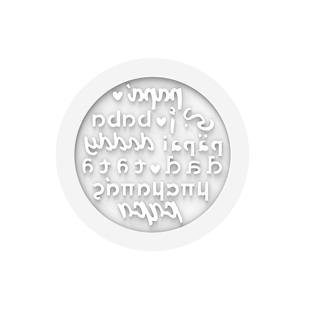 SILIKOMART - MOULE SILICONE - DAD DECOR MAT TD12 ø145 H 2 MM