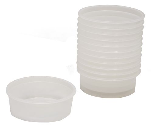 POT EN PLASTIQUE POUR BABA BABY CUP 3/32 Ø94X32MM CARTON DE 100 PIECES FOST + COMPRIS  