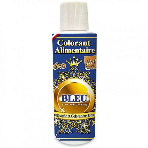 VLOEIBAAR EETBAAR KLEURSTOF BLAUW 125ML