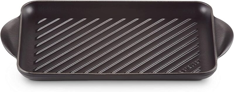 *FF*LE CREUSET GRILL RECT BLACK TRADITION 32CM