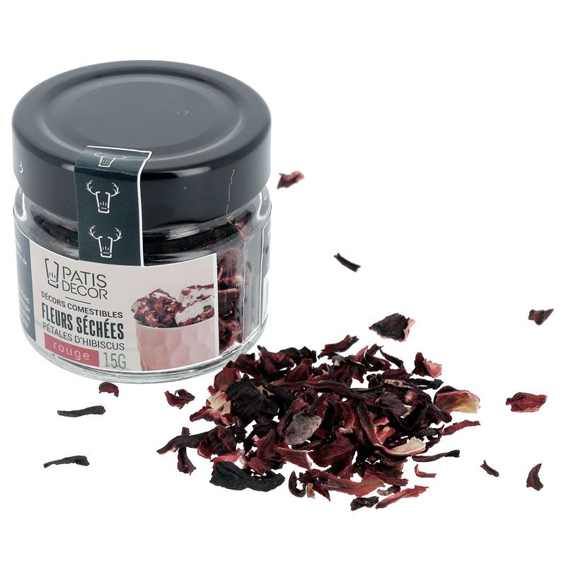 FLEURS SECHEES PETALES D'HIBISCUS 15G