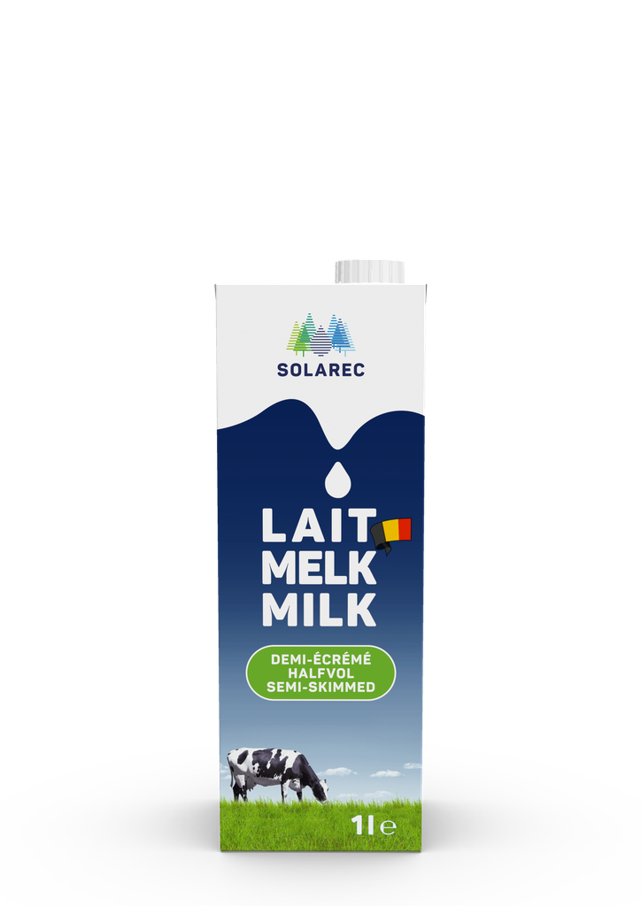SOLAREC LAIT *DEMI ÉCRÉMÉ* UHT TETRA 12 X 1L 