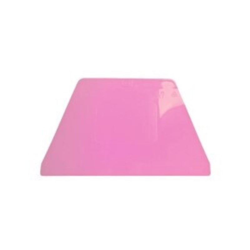 LARGE TRAPEZOID SCRAPER PINK 216x128 MM