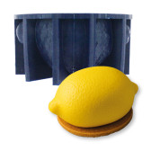 DECO RELIEF - MOULE SILICONE TROMPE L'OEIL - CITRON 12CM 825ML
