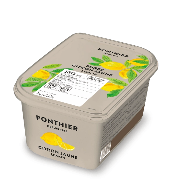 ❄️ PONTHIER PUREE CITRON JAUNE 100% 1KG **S/CDE** (copie)