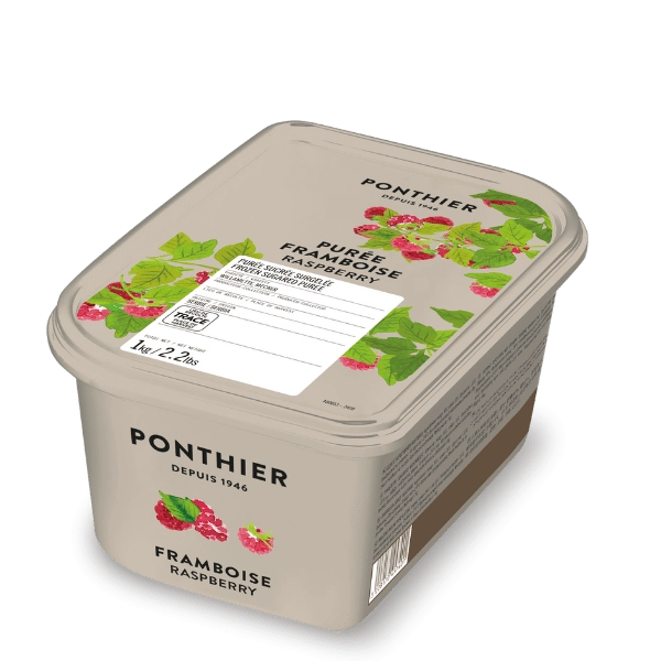 ❄️PONTHIER 134 PUREE FRAMBOISE 10% 1KG