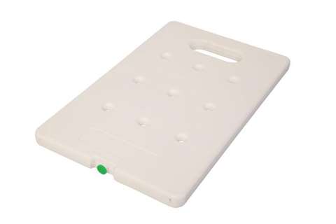 PLAQUE EUTECTIQUE BLANCHE GN1/1 53X32.5CM  -3C° BOUCHON VERT