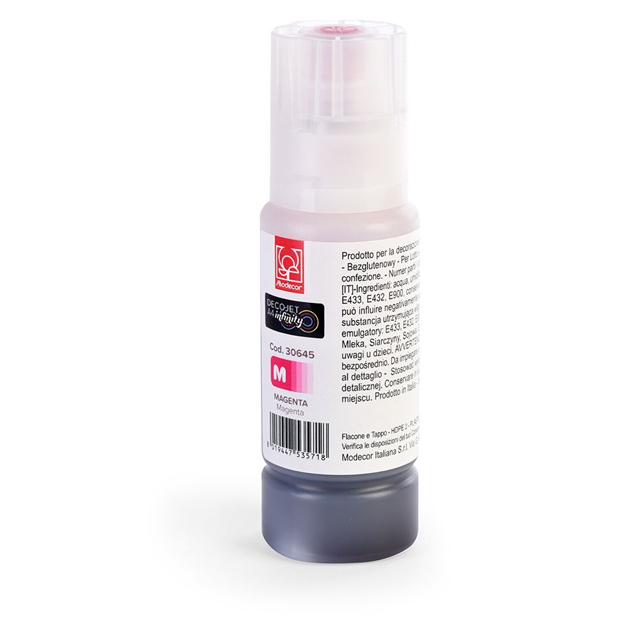 ENCRE ROUGE/MAGENTA 70ML POUR IMPRIMANTE ALIMENTAIRE  