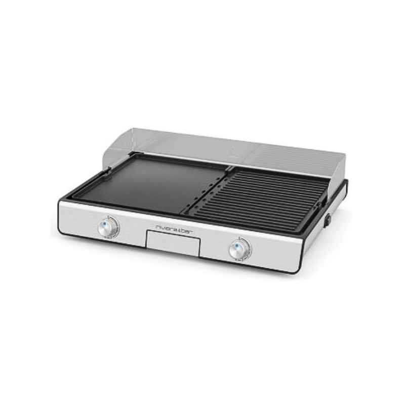 RIVIERA & BAR REVERSIBLE BI-ZONE PLANCHA-GRILL 45.5 X 28.5 CM