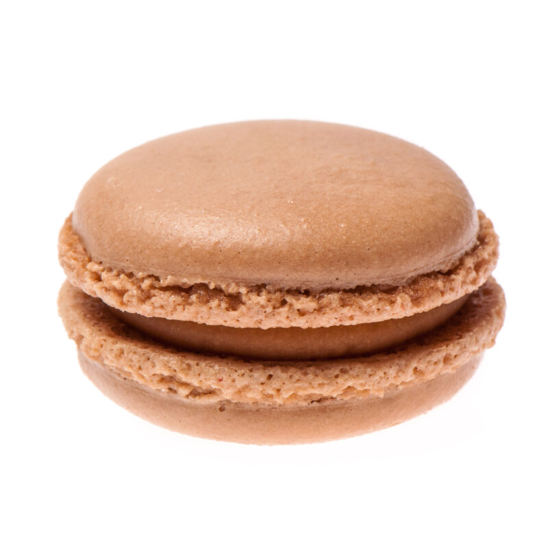 ❄️M&A MACARONS *NIEUW* ZOETE KARAMEL GEZOUTEN BOTER Ø 4,5CM 60X20GR