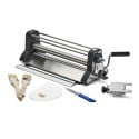 DEBUYER PRO LAMINATOR KIT 34CM THICKNESS FROM 15MM TO 0.3MM + 2 PASTRY BRUSHES, A DOUGH SCRAPER AND A DOUGH CUTTER