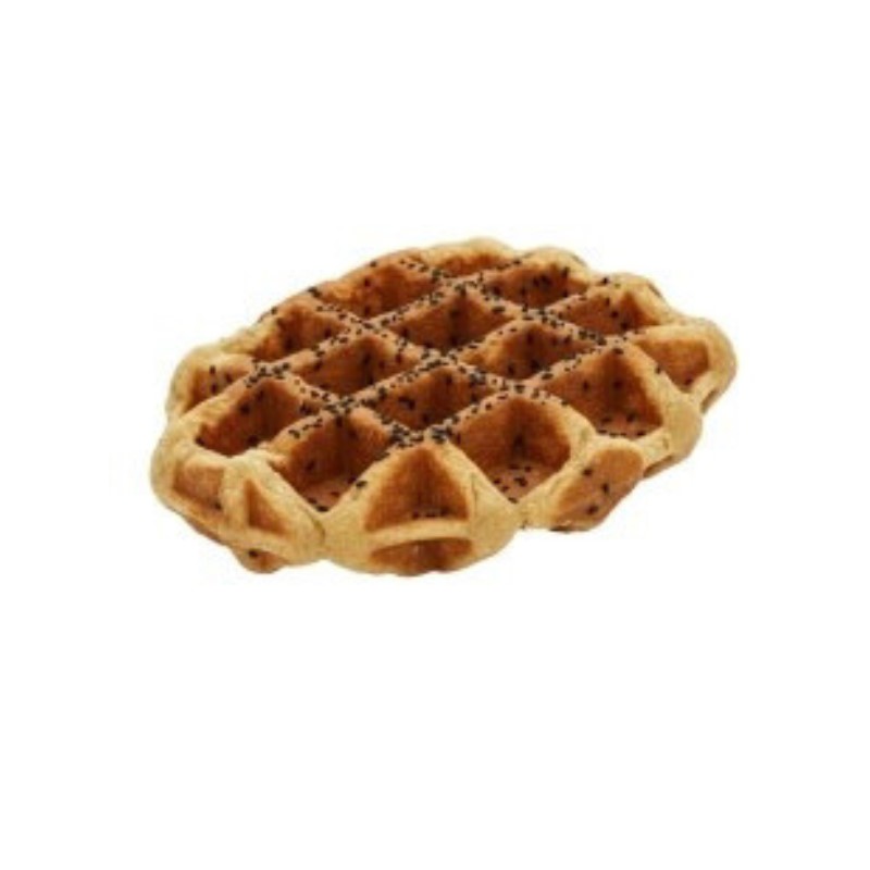 LEHIOS - PROTEÏNEWAFEL ZWARTE SESAM & VANILLE 105GR