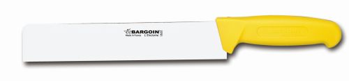 STAINLESS STEEL CHEESE KNIFE 1 YELLOW HANDLE 25CM