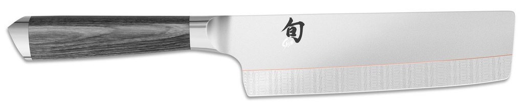 KAI SHUN KAGEROU NAKIRI KNIFE 16.5CM DAMASCUS STEEL - PAKKA HANDLE - DCC-0742