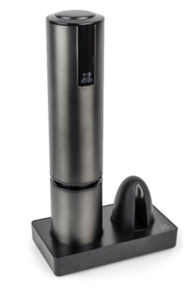 PEUGEOT ELIS TOUCH ANTHRACITE RECHARGEABLE CORKSCREW WITH CAPPING CUTTER