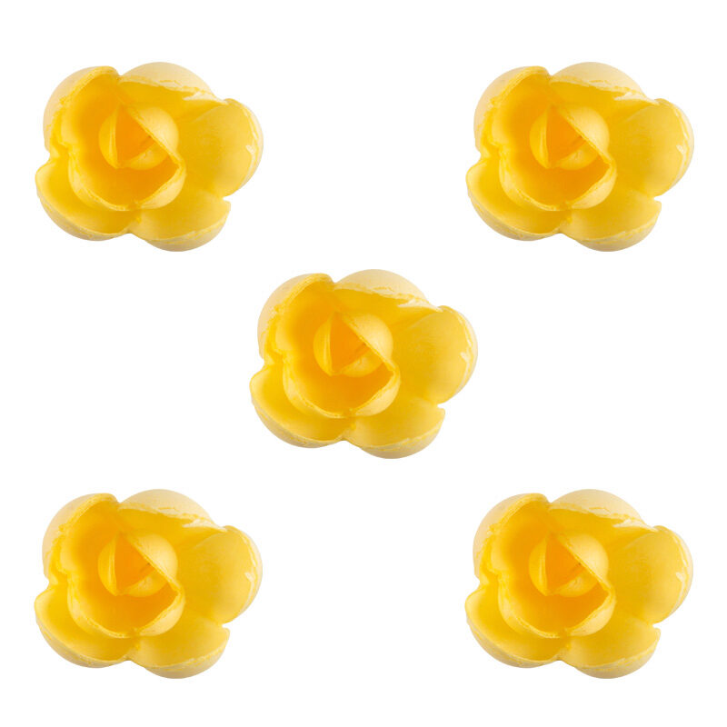 *FF*1049346 YELLOW ROSE LITTLE LOLA 3CM 50PCS ***S/CDE***