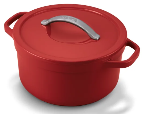 BEKA PLUME COCOTTE ROUGE 24CM CERAMIQUE
