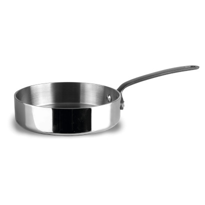 LACOR MINI ROESTVRIJSTALEN PAN TRIMETAL 12XH3CM - 300ML VOOR ALLE FORNUIZEN   