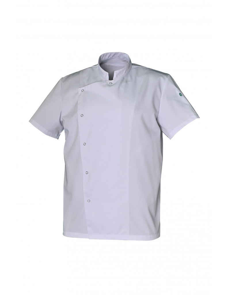 SNV "GABIN" BLACK POLYESTER/COTTON JACKET SIZE 1 "S" SHORT SLEEVE