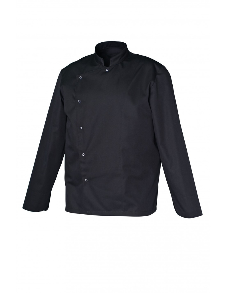 SNV VESTE "GABIN" COTON NOIRE TAILLE 4 "XL" MANCHE LONGUE 