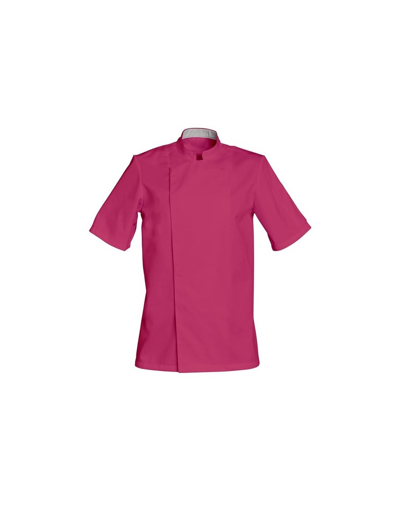 SNV VESTE "COOKIE" COTON ROSE TAILLE 3 "L" MANCHES COURTES
