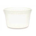 POT A SOUPE REUTILISABLE EN PLASTIQUE 350ML 25PCES **SANS COUVERCLE**