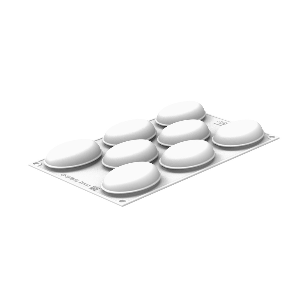 SILIKOMART OVAL 80 SILICONE MOLD N.8 80×52 H30MM + CUTTER