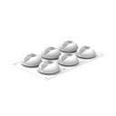SILIKOMART MARITOZZO 135 MOULD - SET OF 2 SILICONE MOULDS N.6 Ø68 H40MM + N.12 68 x 31MM H25MM