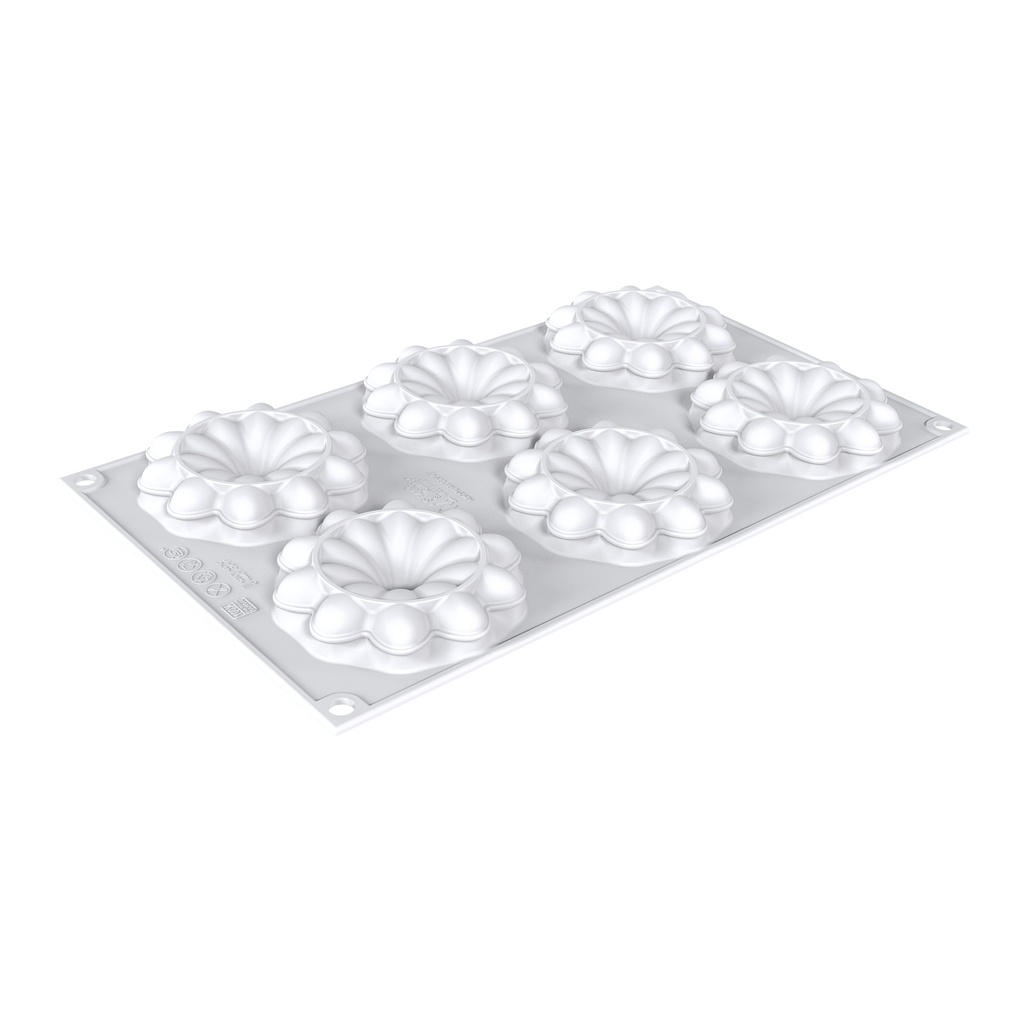 SILIKOMART - MOULE SILICONE - BLOOM 45 - N.6 ø77 H 17 MM