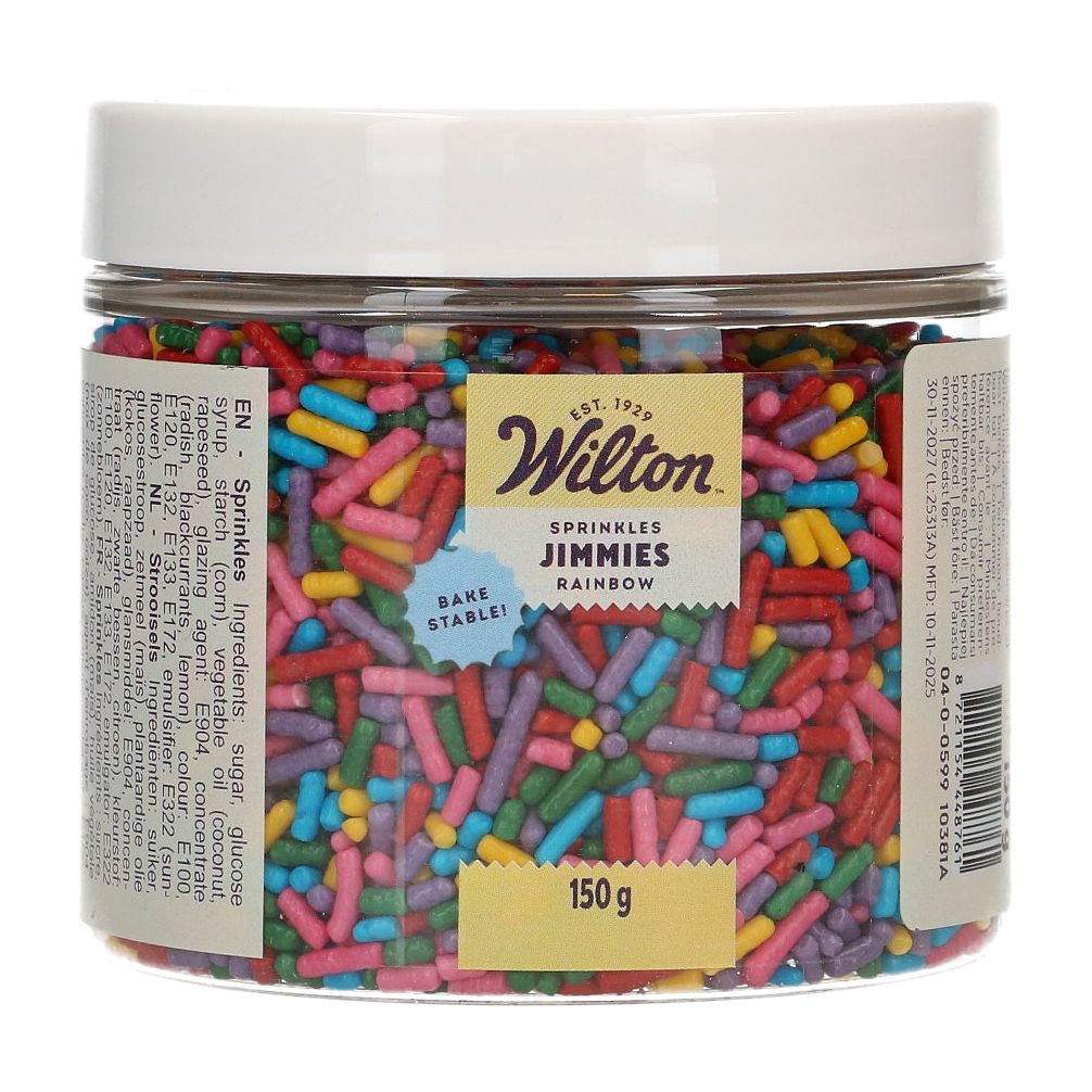 WILTON VERMICELLES JIMMIES ARC-EN-CIEL 150GRS