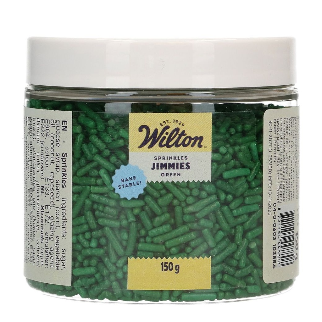 WILTON VERMICELLES JIMMIES VERT 150GRS