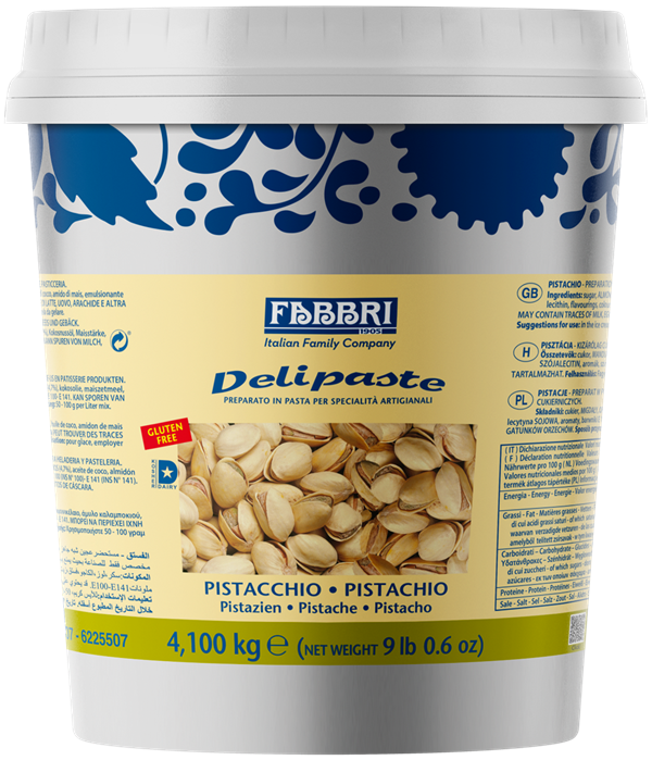 FABBRI 9225507 PATE PISTACHE FINE 4.1KG