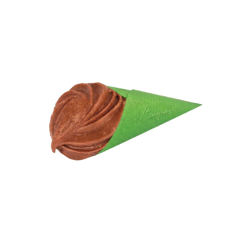 BRUYERRE PRALINE GREEN CORNET “AMANDINE” MILK 0.750KG NEW RECIPE
