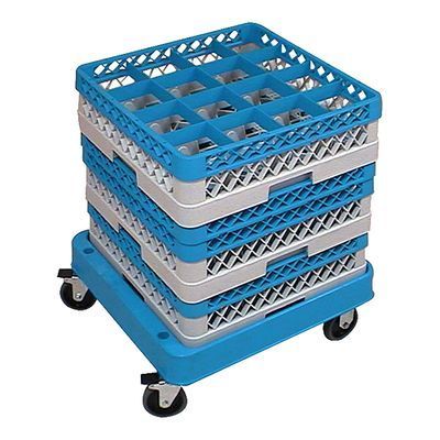 CATERRACKS CHARIOT A CASIERS 53X52XH18 BLEU