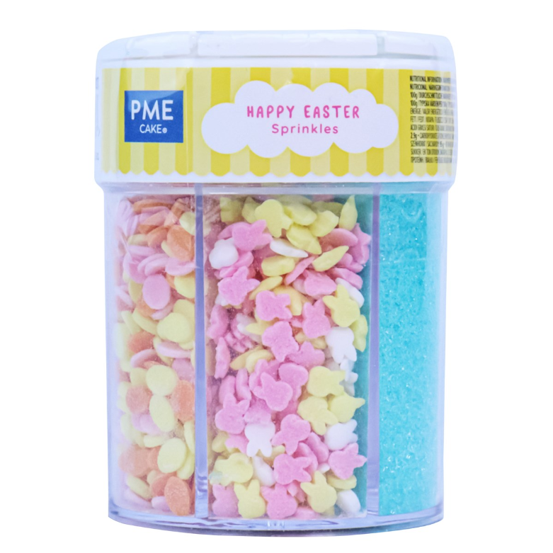MIXED SUGAR DECORATIONS EASTER THEME 6-IN-1 172G