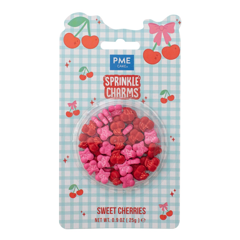 MIX DECORS EN SUCRE CERISES 25GR