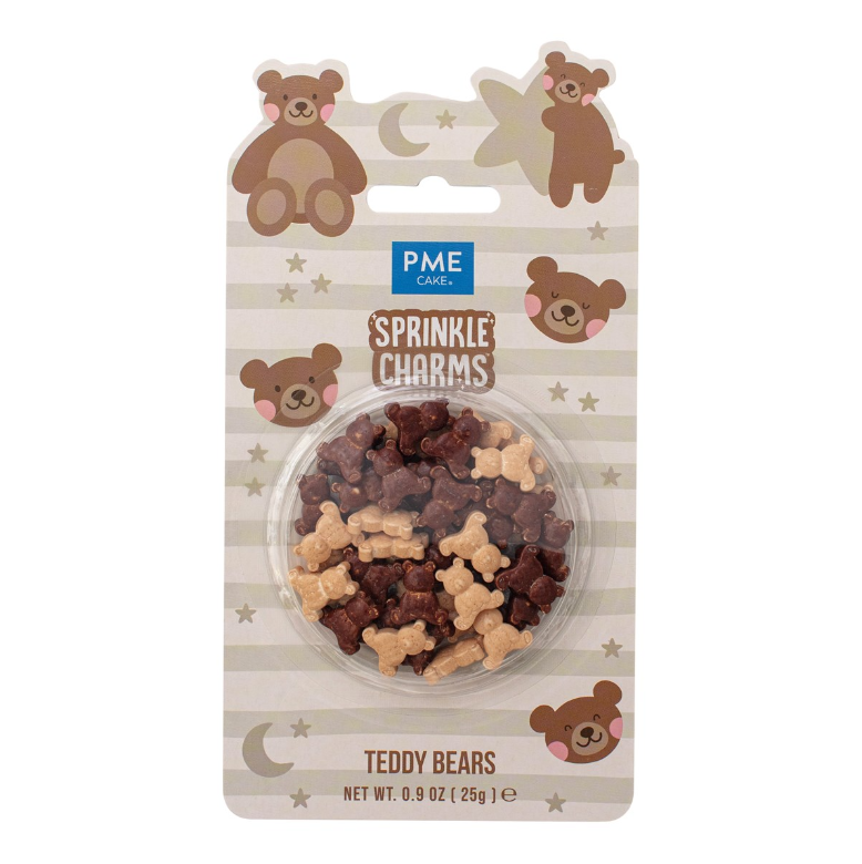 MIXED SUGAR DECORS TEDDY BEARS 25G