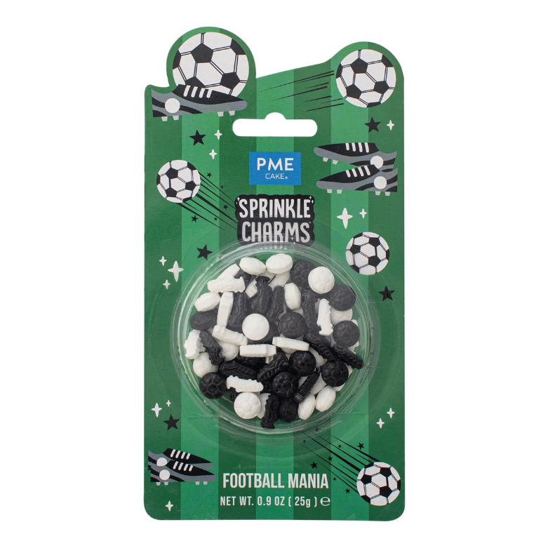 GEMIXTE SUIKERDECORS VOETBAL 25G