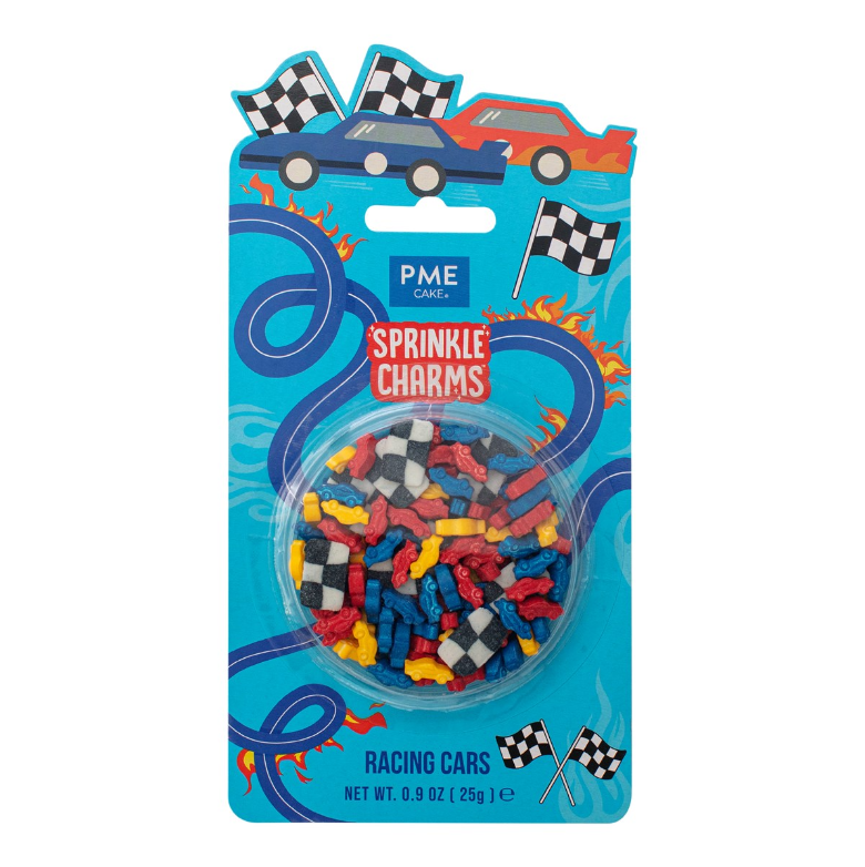 MIX DECORS EN SUCRE VOITURES DE COURSE 25GR